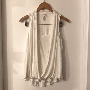 FOREVER/EVER New draped sleeveless top